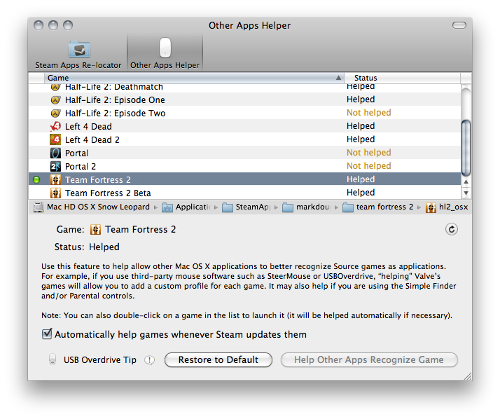 Other Apps Helper